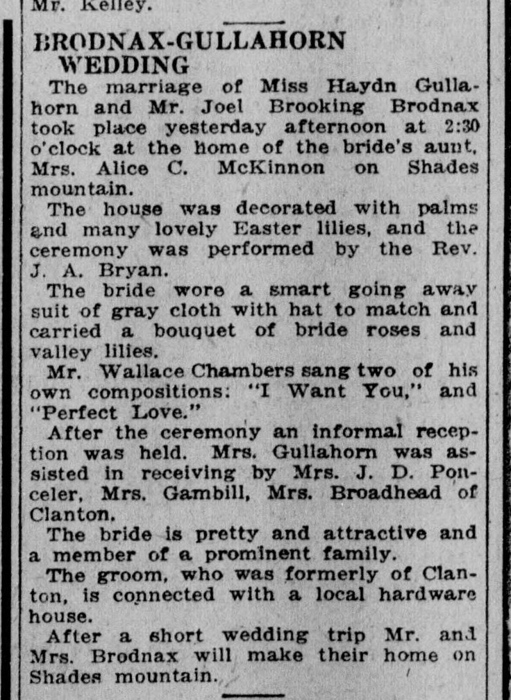 Haydn Gullahorn-Joel Brooking Brodnax